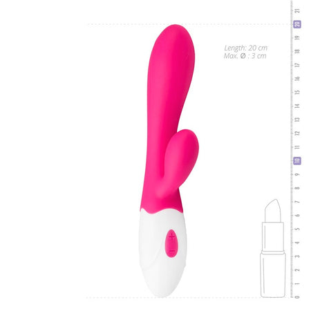 Vibrateur en silicone rechargeable extasia